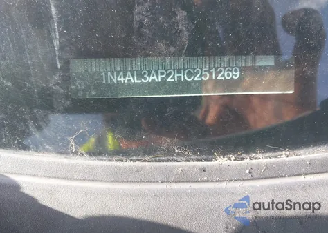 2017 Nissan Altima 2.5 Sr from USA, damaged, VIN 1N4AL3AP2HC251269